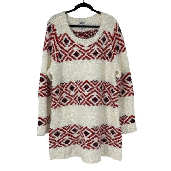 Monroe and Main Size 3X Plus Women Tunic Sweater Ethnic Tribal 3753 washable - Picture 1 of 6